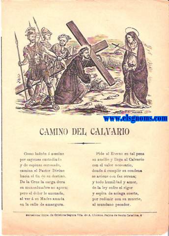 Camino del Calvario.