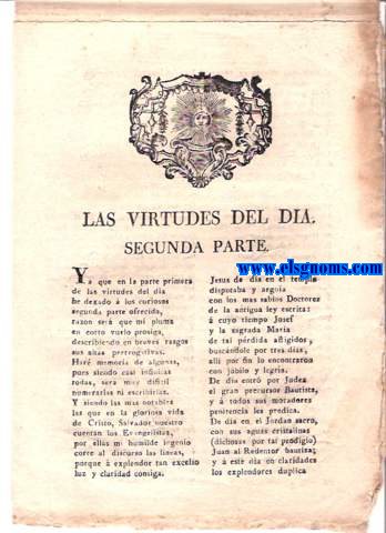 Las Virtudes del Da.Primera Parte.Segunda Parte.
