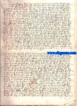 Leg. 1. N 30. Ess(critu)ras sobre la compra de la A(lqueri)a P(uent)e de Hernandinos, Fuentes Carniceros y Craharrillos. Posesiones q(u)e de ella se tomaron, y Cartas de pago del precio de la venta. 6 de Julio de 1523.