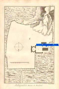 Recueil de planches,sur les sciences,les arts liberaux et les arts mchaniques,avec leur explication.Antiquits. Ruines de Baalbeck. Contenant cinq planches  cause d'une double.