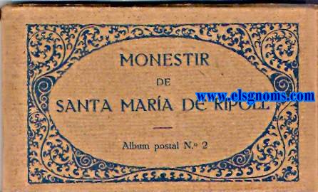 Monestir de Santa Mara de Ripoll. Album postal N 2.