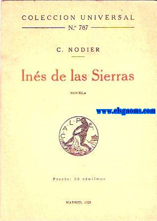 Ins de las Sierras. Novela.