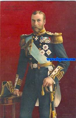 His Magesty King George V. Postcard. Photo Lafayette. Stengel & Co. G.m.b. H. Dresdenn 29995. Made in Germany.