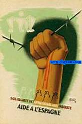SIA. Solidarit International Antifasciste. Aide a l'Espagne. Carte Postale.