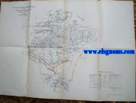Direccin General de Obras Pblicas. Provincia de Navarra. Escala 1:400.000.