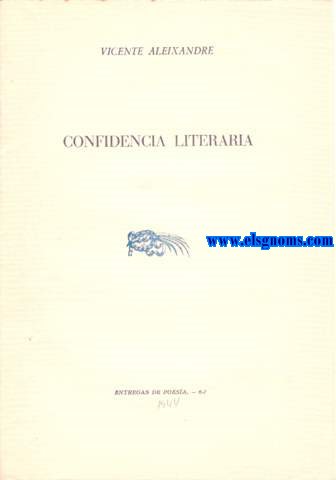 Confidencia Literaria.