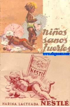 Nios sanos y fuertes. Harina lacteada Nestl.