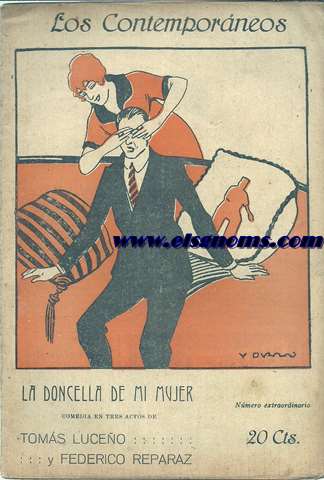 La doncella de mi mujer. Comedia en tres actos de...