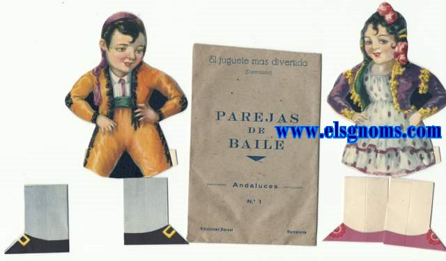 Pareja de baile. El juguete mas divertido. Patentado N 1 - Andaluces.