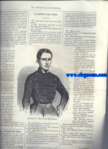 El Album de las Familias. Peridico semanal. Gratis  los suscriptores del Diario de Barcelona. N10. Tomo II. Barcelona, 15 de enero de 1860.