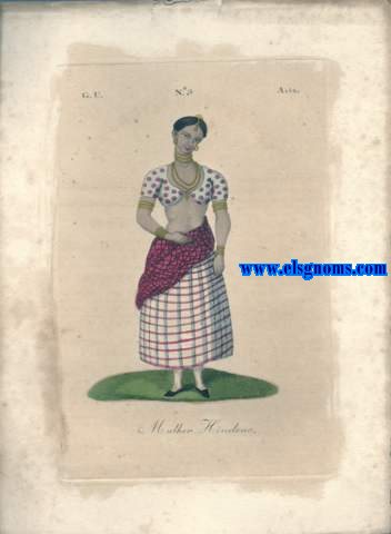 Galeria Universal: G.U. N 9. Asia. Mulher Hindowo.