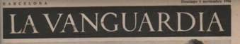 La Vanguardia. Notas grficas. Barcelona.