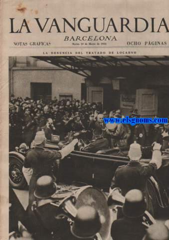 La Vanguardia. Notas Grficas. Barcelona.