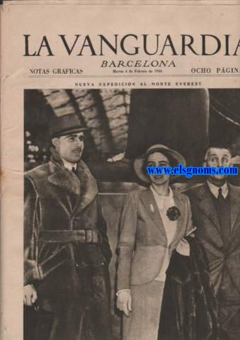 La Vanguardia. Notas Grficas. Barcelona.