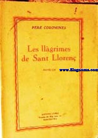 Les llgrimes de Sant Lloren. Novel.la.