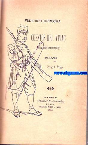 Cuentos del vivac (Bocetos militares). Dibujos de Angel Pons.