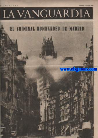 La Vanguardia. Barcelona. Sbado 1 Mayo .