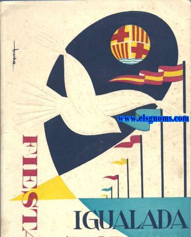 Igualada. Fiesta Mayor 1958.