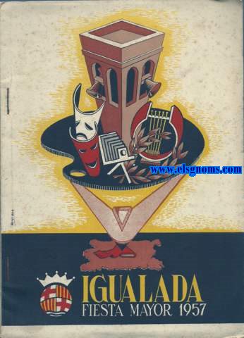 Igualada. Fiesta Mayor 1957.