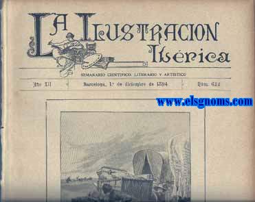 La Ilustracin Ibrica. Semanario Cientfico, Literario y Artstico. 