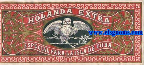 Holanda Extra. Especial para la Isla de Cuba.