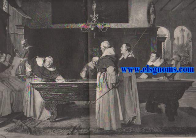 La Ilustracin Artstica.Barcelona 5 de Abril de 1886.   Ao V. Regalo  los seores suscritores de la Biblioteca Universal Ilustrada.Nm. 223. Sumario : Texto .-Nuestros grabados.-Cara de luna, por Juan del Pueblo.-El Asia de Coln, por don E. Benot.-Nido escarbado....familia disuelta (continuacin), por don J. Ortega Munilla.-Viaje a Filipinas, por el doctor J. Montano.Grabados.-Joaquinito, cuadro de Eugenio Ritter de Blaas.Cazadora con halcn, cuadro de Fernando Wagner.-Empieza as: Amor mo...cuadro de J.Favaretto.-El santo de pap, cuadro de Francisco Verhas.-Colleoni.-Nublado, cuadro de Roger-Jourdain.-Asalto de la casa de M. Schuck.-Visita del autor al sultn de Jol.-Suplemento Artstico:  Animo, compaero! cuadro de Th. Cederstrom(Pasrtida de billar en un convento de frailes)..