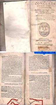 Conclave animae fidelis, quo continentur ista. Speculum Spirituale,  Ludovico Blosio monasterii Ltiensis Abbate conscriptum. Monile spirituale. Corona spiritualis. Scriniolum spirituale.