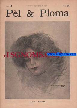 Pel i Ploma. N 54. Barcelona, 15 de Juny de 1900.