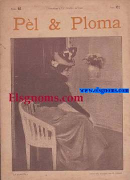 Pel i Ploma. N 61. Barcelona, 1er d'Octubre de 1900.