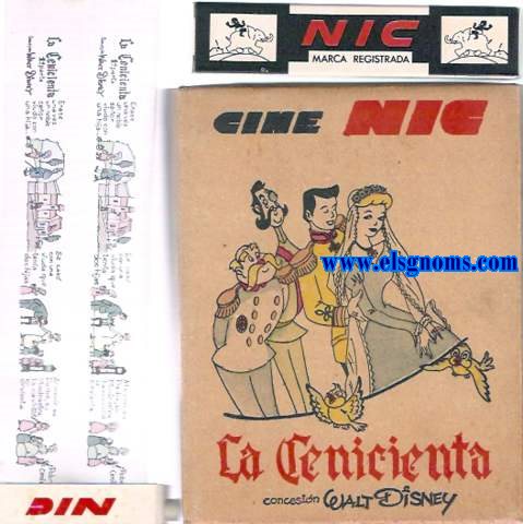 Cine Nic. La Cenicienta. Concesin de Walt Disney. Serie L. N 133-138.