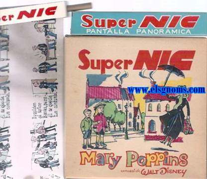Cine Nic. Mary Poppinso. Concesin de Walt Disney. Serie Walt Disney. N 603-608.