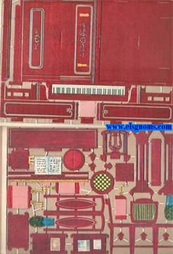 Constructor. Serie primera - Mobiliario - N 3- Piano y N 4- Piano, musiquero y silla.Sof y Librera. Pequeas construcciones en cartulina, desmontables, sin pegaduras (Patentado). Constituir una hermossima coleccin de pequeos juguetes con gran variedad de asuntos finamente decorados, reproducciones de la realidad, desmontables, guardndose en sitio reducidsimo, de gran finalidad educativa para el ejercicio de la habilidad, iniciativa y paciencia de los nios y que suprime la posibilidad de herirse o mancharse (Nada han de cortar ni pegar). S.A.I.G. Seix y Barral Herms. Editores, Bardelona. 