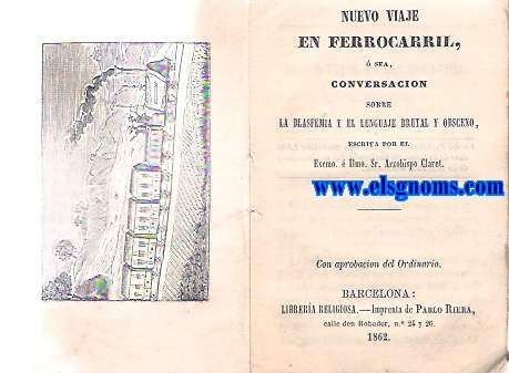 Nuevo viaje en ferrocarril,  sea, Conversacin sobre la blasfemia y el lenguaje brutal y obsceno.
