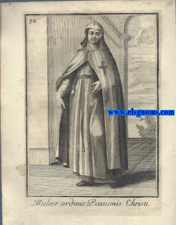 Mulier Ordinis Passionis Christi - Donna Ascritta nel medesimo  Ordine Della Passione.Ordinum Equestrium et Militarium Catalogus in Imaginibus expositus, & cum brevi narratione oblatus Clementi XI Pont. Max. Editio Quarta. y et Lazzari - Cavaliere De SS. Maurizio e Lazzaro in Savoja.Ordinum Equestrium et Militarium Catalogus in Imaginibus expositus, & cum brevi narratione oblatus Clementi XI Pont. Max. Editio Quarta. 