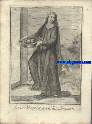 Soror ad Opera Seruilia Admissa - Monaca Conversa Di S. Rosalia. Ordine Della Passione.Ordinum Equestrium et Militarium Catalogus in Imaginibus expositus, & cum brevi narratione oblatus Clementi XI Pont. Max. Editio Quarta. y et Lazzari - Cavaliere De SS. Maurizio e Lazzaro in Savoja.Ordinum Equestrium et Militarium Catalogus in Imaginibus expositus, & cum brevi narratione oblatus Clementi XI Pont. Max. Editio Quarta. 