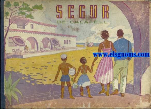 Construcciones y Urbanizaciones Segur S.A. Playa de Segur de calafell. Cartilla archivadora de pagos. Serie A. N 149. Agente de Ventas R. Ibars. Ronda Universidad, 33 entlo. Domicilio Social: Villanueva y Geltr, Rambla del caudillo,10.