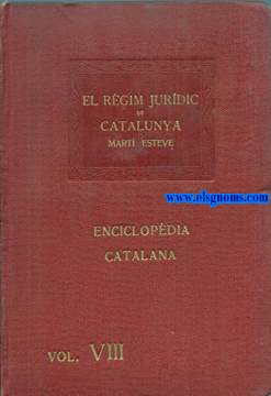 El Rgim Jurdic de Catalunya.