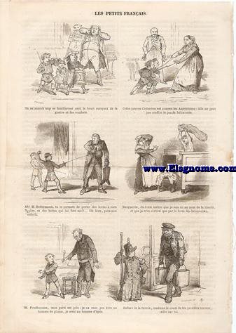 La Semaine des Enfants.Magasin  d' Images et de Lectures Amusantes et Instructives.Troisime Anne-N 148.-SOMMAIRE : Contes, Historiettes, Drames : La petite  crole; Le ri de carreau (suite et fin).-Varits : Les petits Franais. 