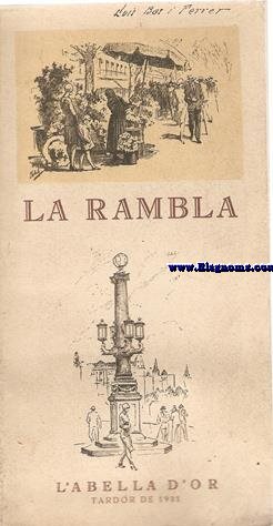 L'Abella d'Or . La Rambla Tardor de 1931. Folk-lore, aforismes, contes, Catalunya pintoresca.