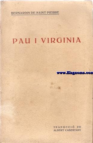 Pau i Virginia. Traducci de Alberet Cabestany.