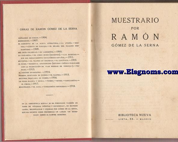 Muestrario.