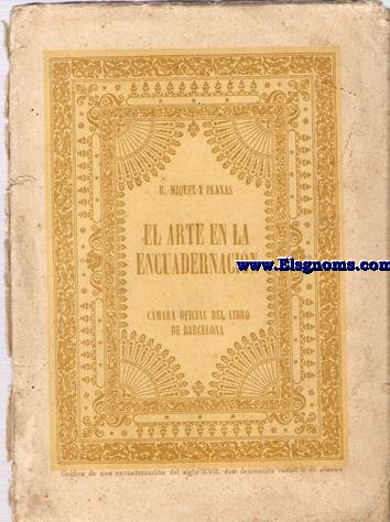 El Arte de la Encuadernacin.