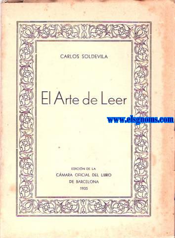 El arte de leer.