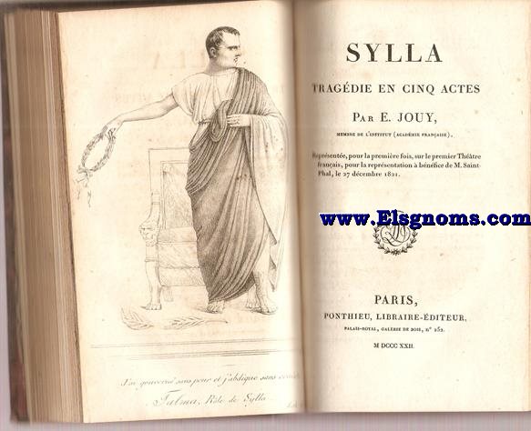 Agamemnon. Tragdie de M. Npomucne - Louis LEMERCIER. Quatrime dition. Unido: Oedipe Chez Admte. Tragdie en cinq actes, Par J.F. DUCIS. Unido: Mde, tragdie en cinq actes et en vers, de LONGEPIERRE. Nouvelle dition. Unido: Le siege de Calais, tragdie, en cinq actes et en vers. Par M. de BELLOY. Nouvelle dition. Unido: Sylla. Tragdie en cinq actes Par E. JOUY. Unido: La coquette corrige, comdie en cinq actes, en vers, de LANOUE. Nouvelle dition. Unido: Les deux gendres, comdie en cinq actes et en vers, Par M. TIENNE. Nouvelle dition. Unido: Les fausses infidlits, comdie en un acte et en vers, de BARTHE. Nouvelle dition. Unido: Le tartuffe de moeurs, comdie en cinq actes et en vers, de CHRON. Nouvelle dition. Unido: Pamla, ou la vertu rcompense, comdie en cinq actes et en vers; Reprsente, pour la premire fois, par les Comdiens Franais, le 1er aot 1793... Par le citoyen Franois de NEUFCHATEAU. Nouvelle dition.