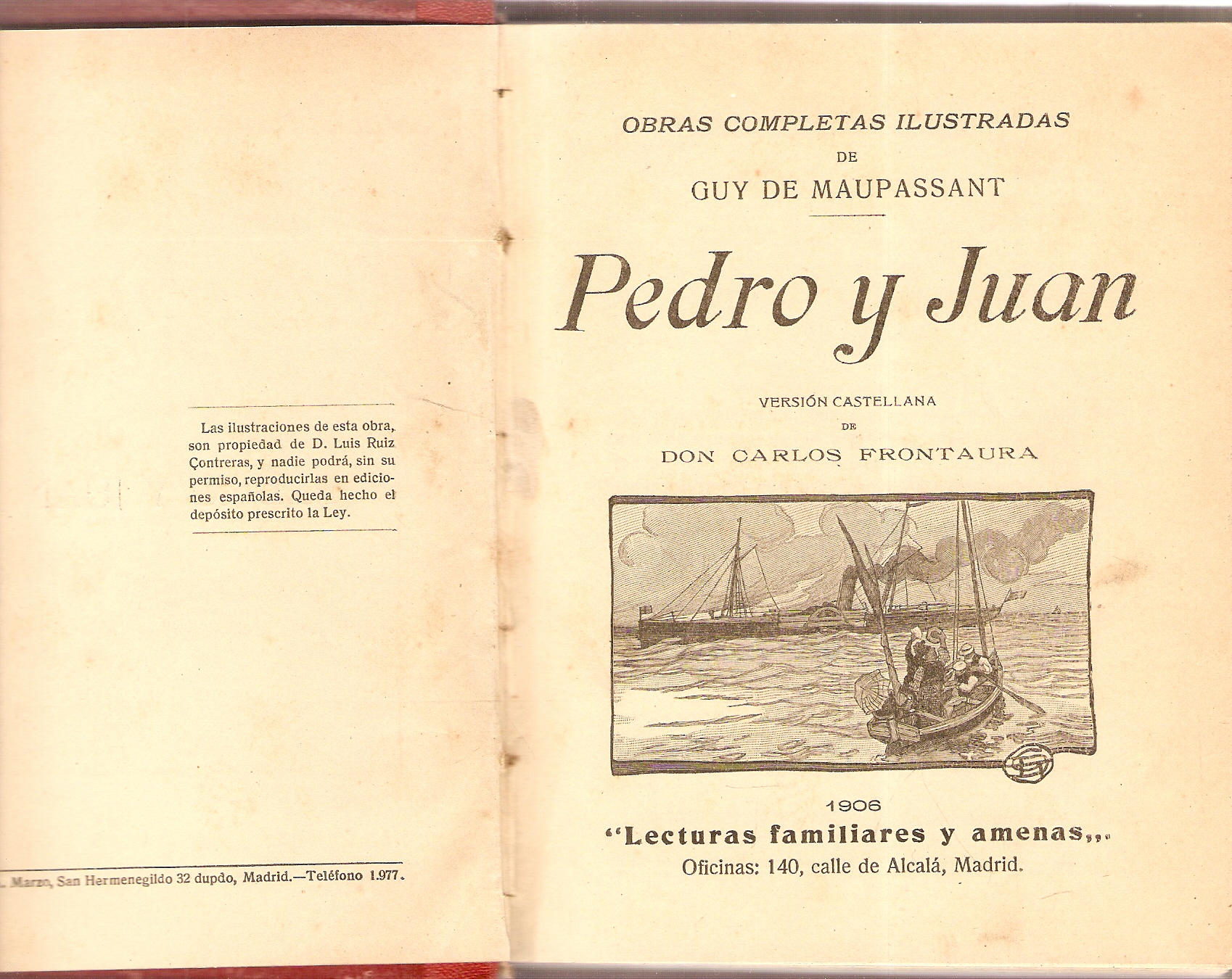 Pedro y Juan.Traduccin de Carlos Frontaura.