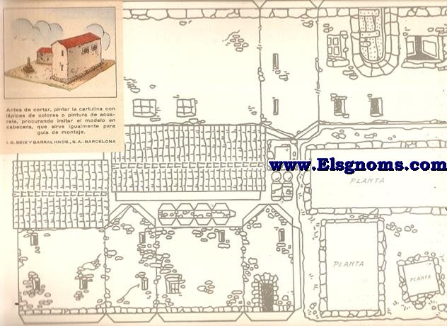 Pinto, corto y pego. N 2. (Casa rstica).
