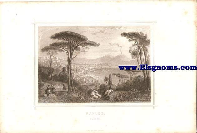 Naples - Napoles. Publi par Furne,  Paris.