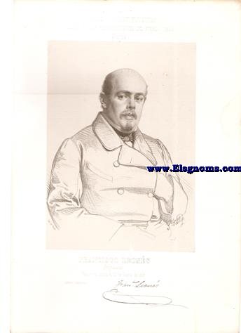 Cortes Constituyentes. Galera de los representantes del pueblo (1854). Murcia. Francisco Leons.-Propietario.Centro Izquierda.(N.Lorca, 1812).