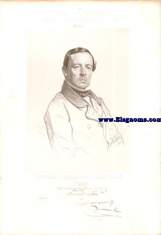 Cortes Constituyentes. Galera de los representantes del pueblo (1854). Murcia. Rosendo Clemente Zamorano.- Propietario. Izquierda.(N.Murcia, 1801).