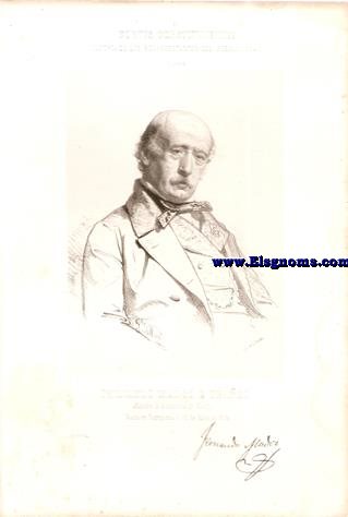 Cortes Constituyentes. Galera de los representantes del pueblo (1854).Huesca.Fernando Madoz e Ybez..Ministro de la Audiencia de Madrid.Izquierda.(N.Pamplona).